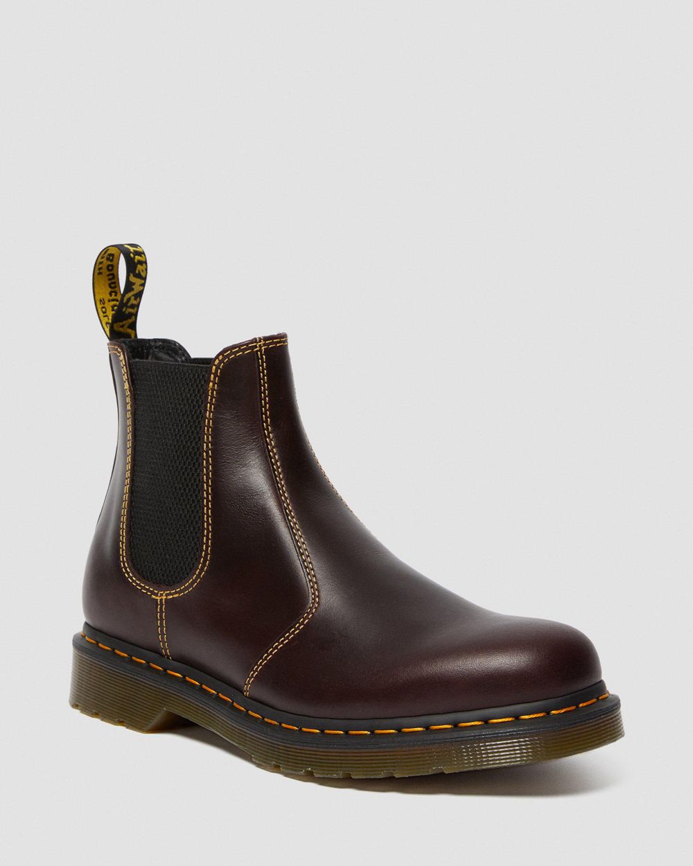 Dr Martens 2976 Atlas Kožené Chelsea Boots Damske ( Oxblood ) SK 804-ZPQJTX